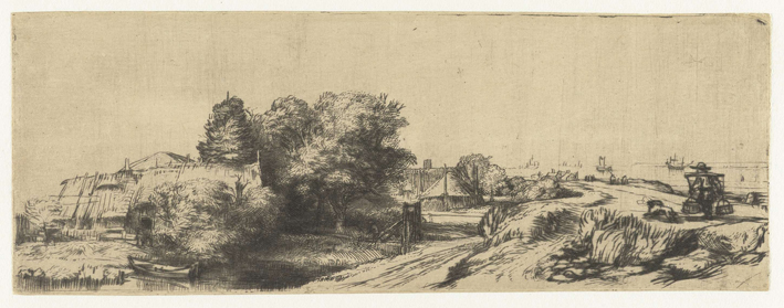  伦勃朗·梵·莱茵 Rembrandt van Rijn——风景素描4